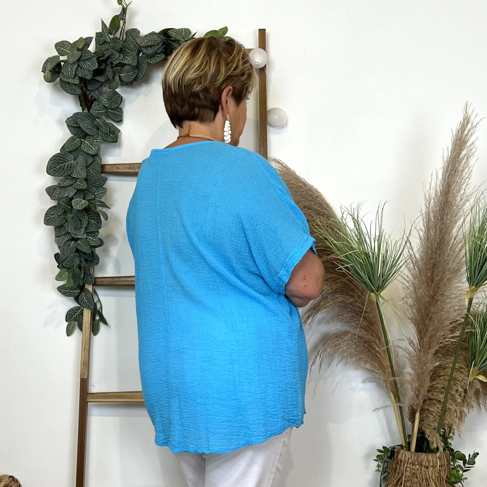 L450- Tunique Gauffrée Collier (Tu)