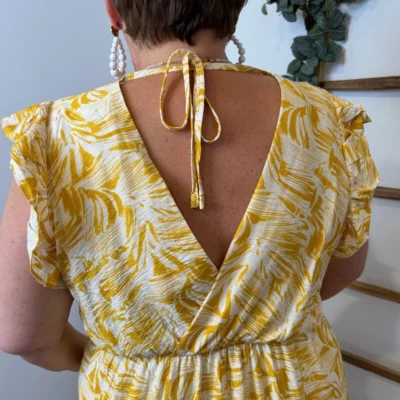 L180- Robe Maëlle "Dune" (T40-T48) - moutarde - 48