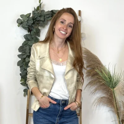 K002- Perfecto suédine (T36-T44) - dore - 44