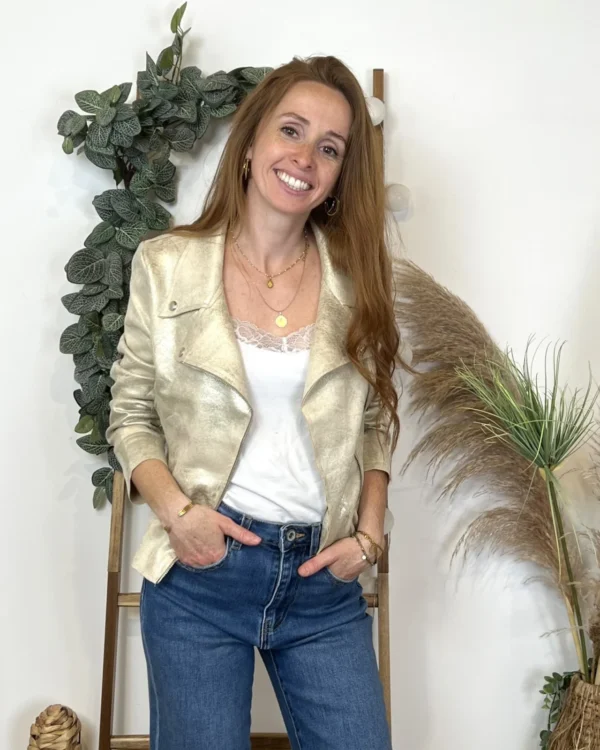 K002- Perfecto suédine (T36-T44) - dore - 44