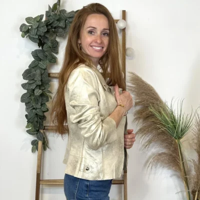 K002- Perfecto suédine (T36-T44) - dore - 44