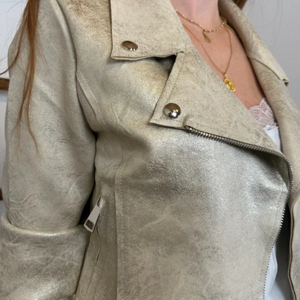 K002- Perfecto suédine (T36-T44) - dore - 44