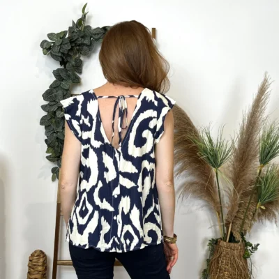 K974- Top Z-One “Marbré” (T36-T40) - marine - 38