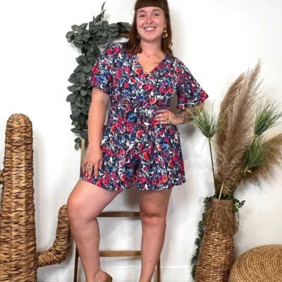 K143 - Combishort Maëlle (T40-T48) - bleu-jeans - 48