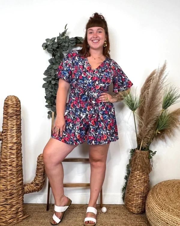 K143 - Combishort Maëlle (T40-T48) - bleu-jeans - 48