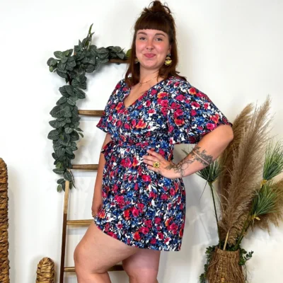 K143 - Combishort Maëlle (T40-T48) - bleu-jeans - 48