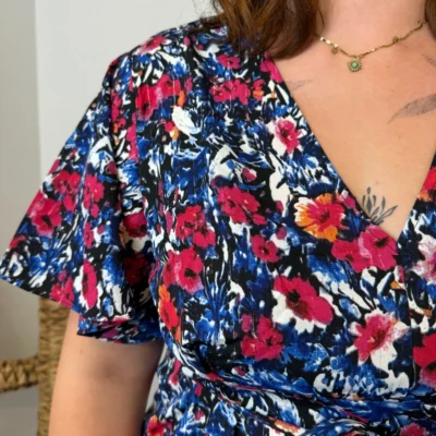 K143 - Combishort Maëlle (T40-T48) - bleu-jeans - 48